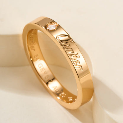 [Amore Jewels]LOVE RING 4MM 1 DIAMOND