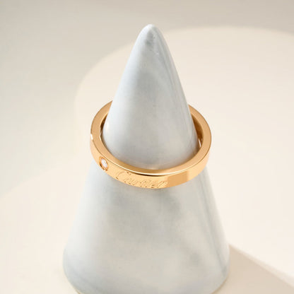 [Amore Jewels]LOVE RING 4MM 1 DIAMOND
