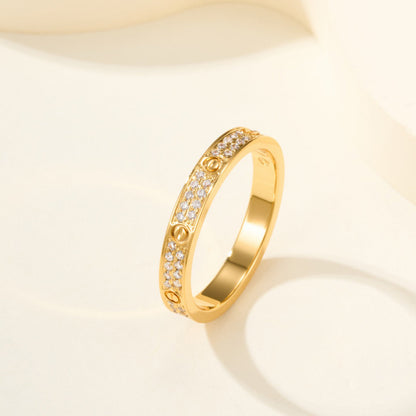 [Amore Jewels]LOVE RING 2.65MM DIAMOND