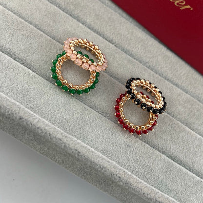 [Amore Jewels]CLASH 7.9MM AGATE CHALCEDONY RING
