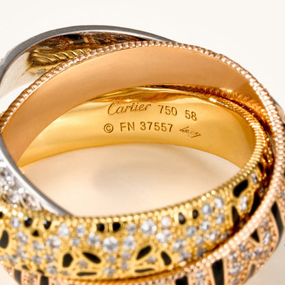 [Amore Jewels]TRINITY  RING LEOPARD PRINT
