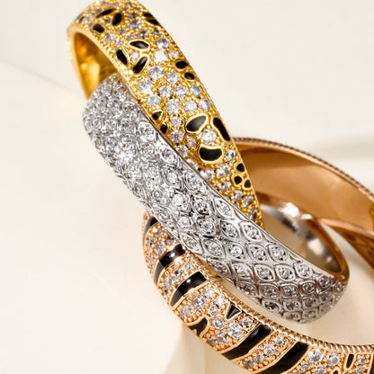 [Amore Jewels]TRINITY  RING LEOPARD PRINT