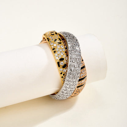 [Amore Jewels]TRINITY  RING LEOPARD PRINT
