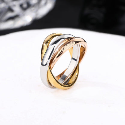 [Amore Jewels]TRINITY 3.2MM RING COLLECTION