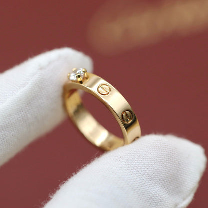 [Amore Jewels]LOVE RING 3.6MM 1 BIG DIAMOND