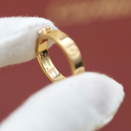 [Amore Jewels]LOVE RING 3.6MM 1 BIG DIAMOND