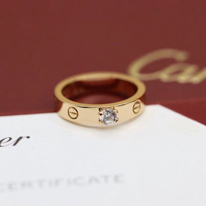 [Amore Jewels]LOVE RING 3.6MM 1 BIG DIAMOND