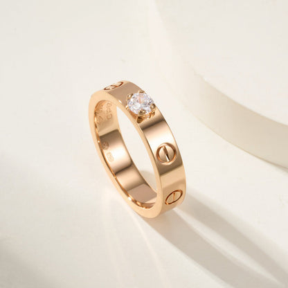 [Amore Jewels]LOVE RING 3.6MM 1 BIG DIAMOND