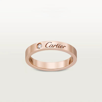 [Amore Jewels]LOVE RING 4MM 1 DIAMOND