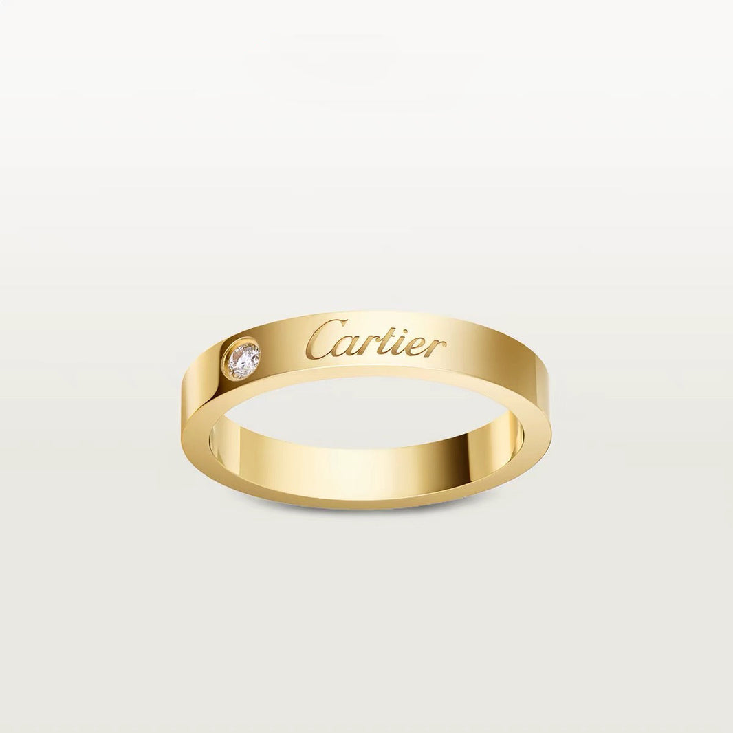 [Amore Jewels]LOVE RING 4MM 1 DIAMOND