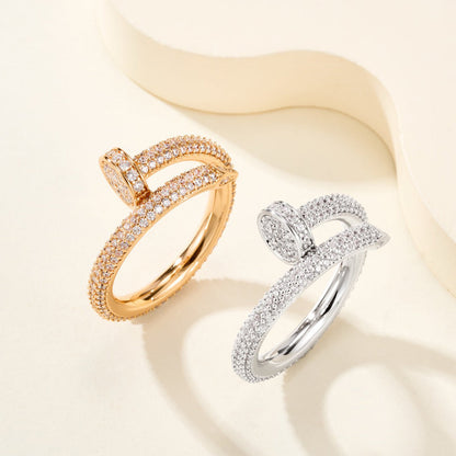 [Amore Jewels]JUSTE RING 2.6MM FULL DIAMOND