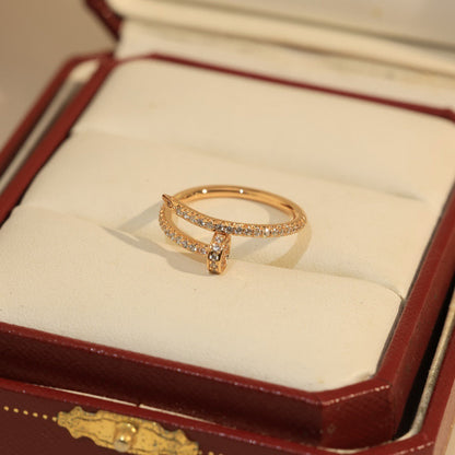 [Amore Jewels]JUSTE 1.8MM FULL DIAMOND RING