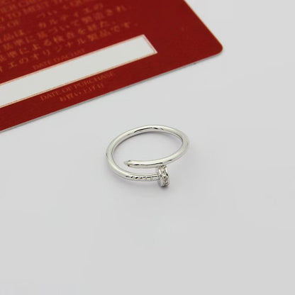 [Amore Jewels]JUSTE 1.8MM HALF DIAMOND RING