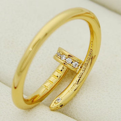 [Amore Jewels]JUSTE 1.8MM HALF DIAMOND RING