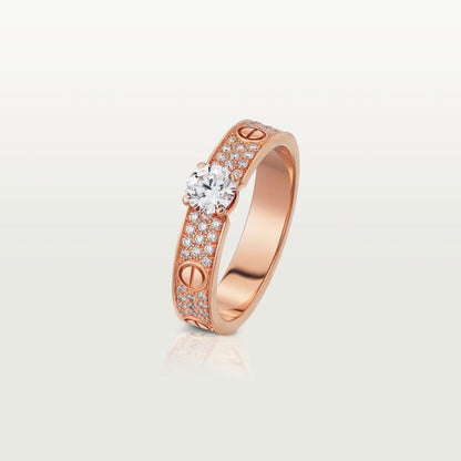 [Amore Jewels]LOVE RING 3.6MM 1 BIG DIAMOND FULL DIAMOND