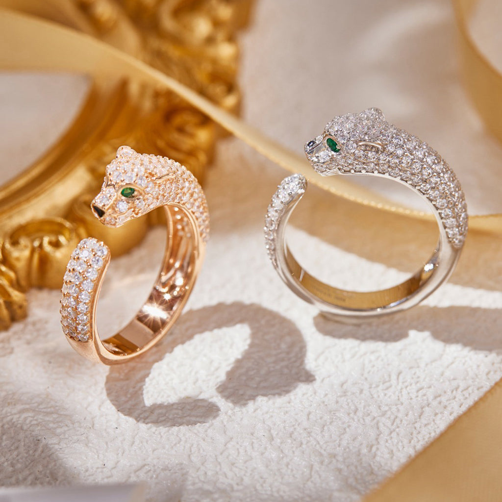 [Amore Jewels]PANTHERE FULL DIAMOND SMALL RING