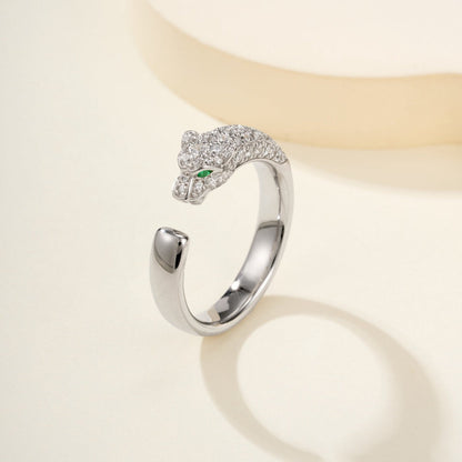 [Amore Jewels]PANTHERE HALF DIAMOND SMALL RING