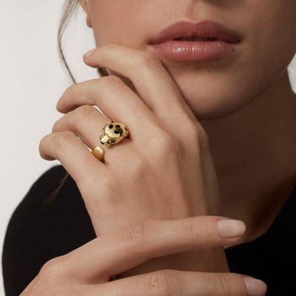 [Amore Jewels]PANTHERE SPOTTED MEDIUM RING
