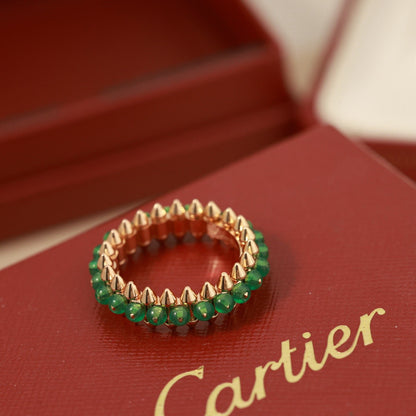 [Amore Jewels]CLASH 7.9MM AGATE CHALCEDONY RING