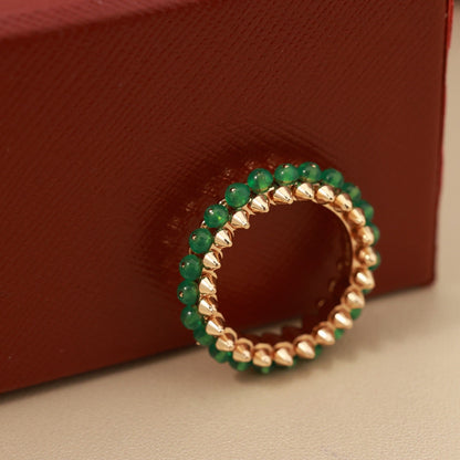 [Amore Jewels]CLASH 7.9MM AGATE CHALCEDONY RING