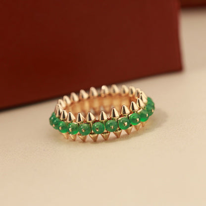 [Amore Jewels]CLASH 7.9MM AGATE CHALCEDONY RING