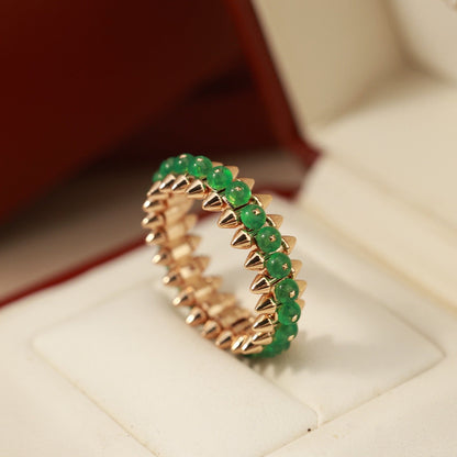 [Amore Jewels]CLASH 7.9MM AGATE CHALCEDONY RING