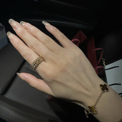 [Amore Jewels]CLASH 9.2MM DOUBLE ROW RING