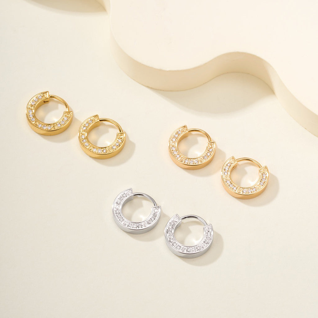 [Amore Jewels]LOVE DIAMOND EARRINGS