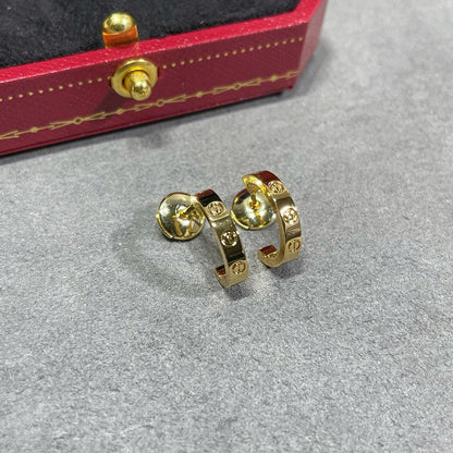 [Amore Jewels]LOVE EARRINGS 2.65 MM NO DIAMOND SMALL