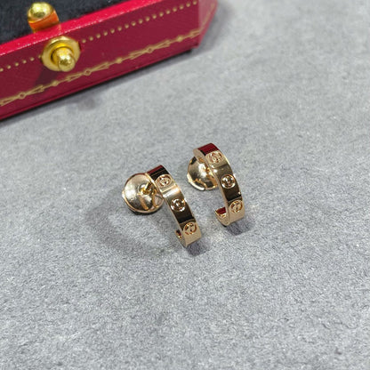 [Amore Jewels]LOVE EARRINGS 2.65 MM NO DIAMOND SMALL