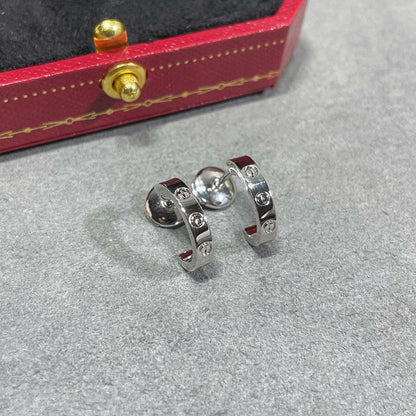[Amore Jewels]LOVE EARRINGS 2.65 MM NO DIAMOND SMALL