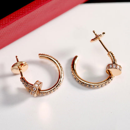 [Amore Jewels]JUSTE FULL DIAMOND SMALL EARRINGS