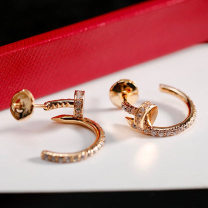 [Amore Jewels]JUSTE FULL DIAMOND SMALL EARRINGS