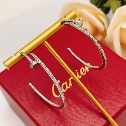 [Amore Jewels]JUSTE FULL DIAMOND LARGE EARRINGS