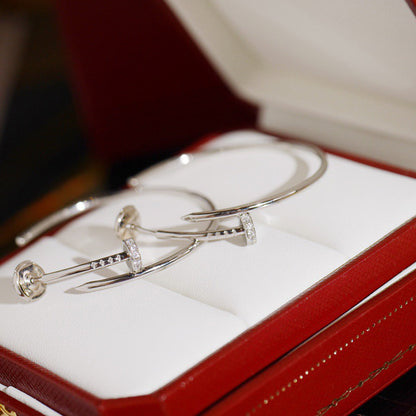 [Amore Jewels]JUSTE HALF DIAMOND LARGE EARRINGS