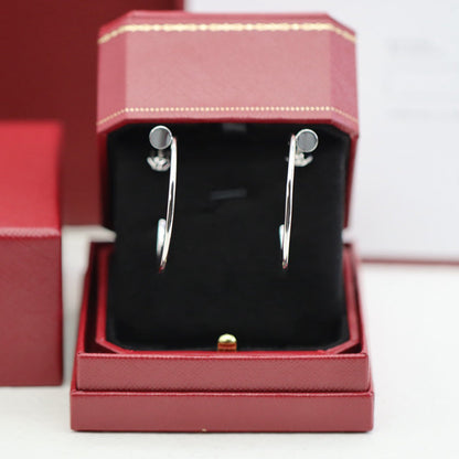 [Amore Jewels]JUSTE HALF DIAMOND LARGE EARRINGS