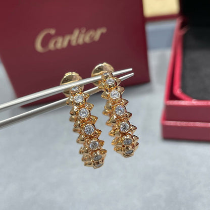 [Amore Jewels]CLASH FULL DIAMOND MEDIUM EARRINGS
