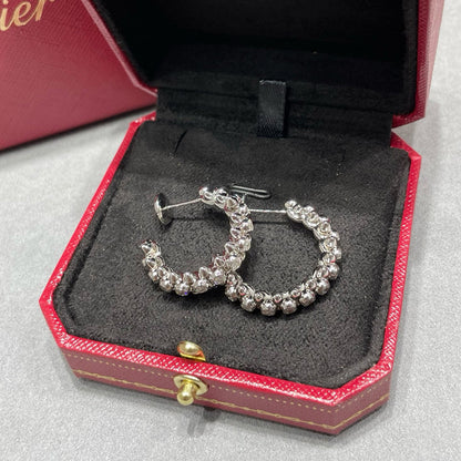 [Amore Jewels]CLASH FULL DIAMOND MEDIUM EARRINGS