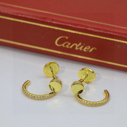 [Amore Jewels]JUSTE FULL DIAMOND DOUBLE EARRINGS