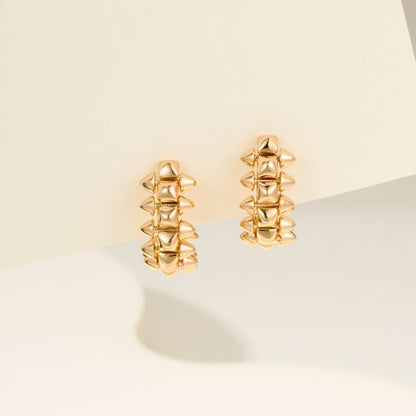 [Amore Jewels]CLASH MINI HOOP EARRINGS