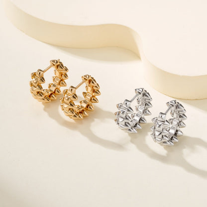 [Amore Jewels]CLASH MINI HOOP EARRINGS