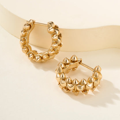 [Amore Jewels]CLASH MINI HOOP EARRINGS