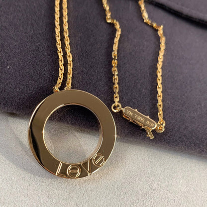 [Amore Jewels]LOVE NECKLACE 16MM 3 DIAMONDS
