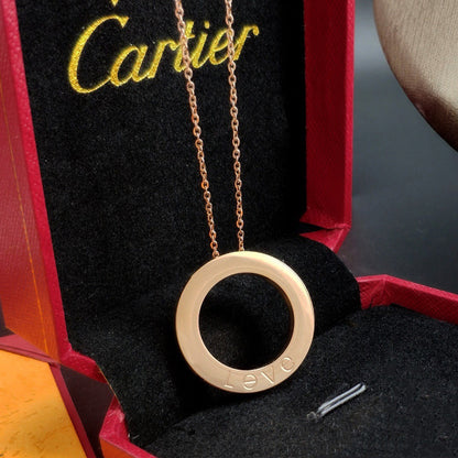 [Amore Jewels]LOVE NECKLACE 16MM 3 DIAMONDS