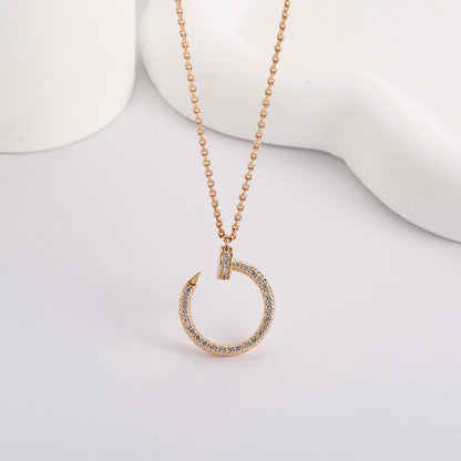 [Amore Jewels]JUSTE NECKLACE FULL DIAMOND
