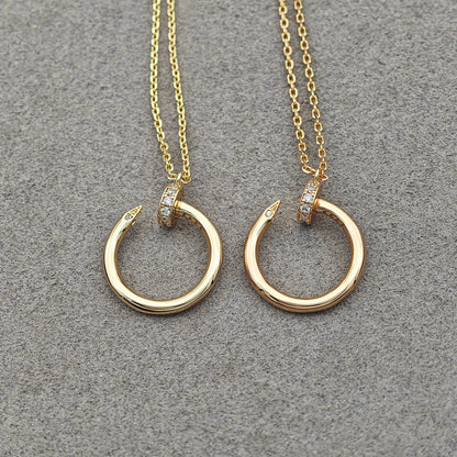 [Amore Jewels]JUSTE NECKLACE HALF DIAMOND
