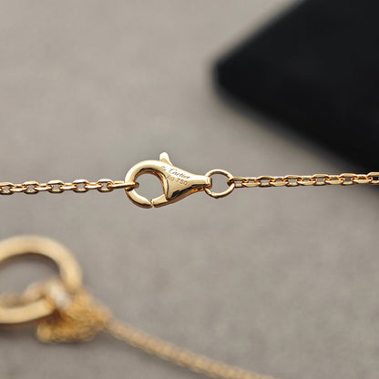 [Amore Jewels]JUSTE NECKLACE HALF DIAMOND