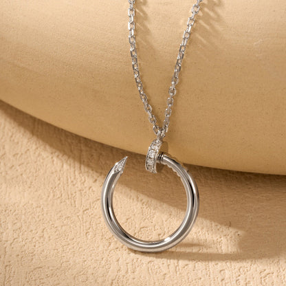 [Amore Jewels]JUSTE NECKLACE HALF DIAMOND
