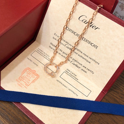 [Amore Jewels]JUSTE NECKLACE FULL DIAMONDS