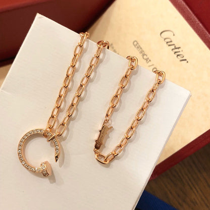 [Amore Jewels]JUSTE NECKLACE FULL DIAMONDS
